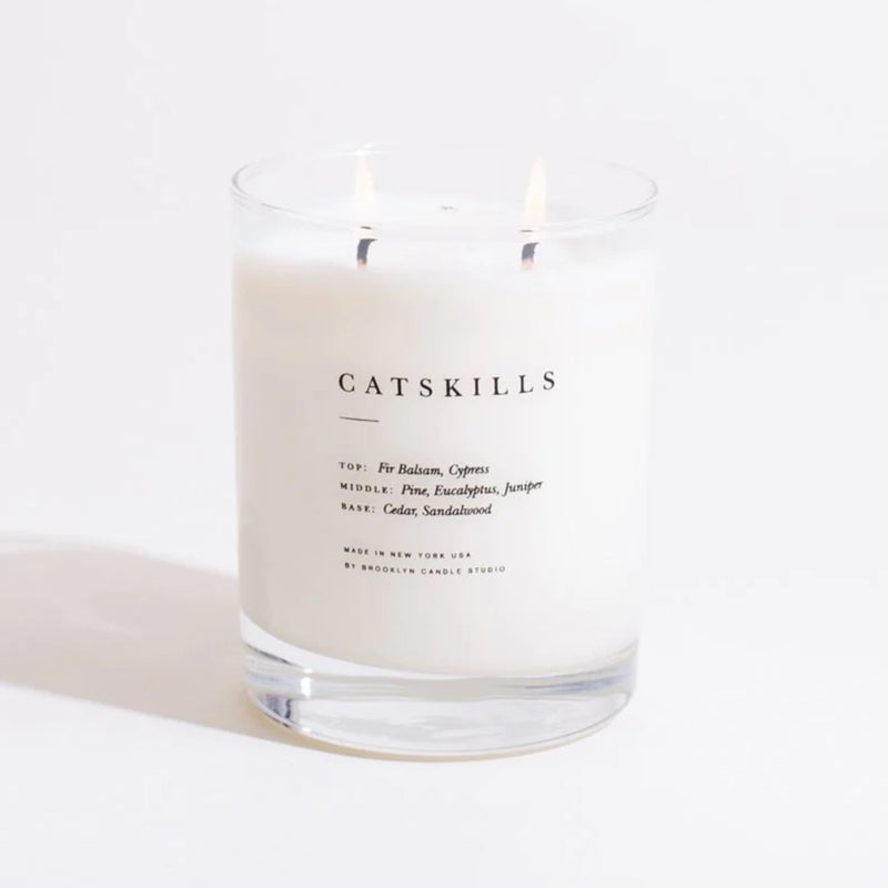 Brooklyn Candle Studio Catskills Classic 2 Wick Candle - Luxury Scented Candle, Vegan Soy Wax, Hand Poured in The USA, 70 Hour Slow Burn Time - 13oz - Image 1